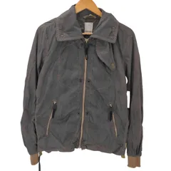 ディーゼル DIESEL 00S OLD 染め 加工 チンスト付き 2Way  ダスティ ナイロン フライト ボンバー ジャケット Y2K メンズ import：S 