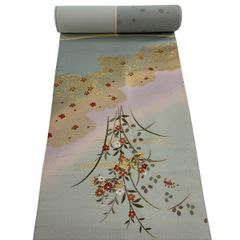 小紋 京友禅 メロンイエロー色 正絹 反物 HTT010 - メルカリ