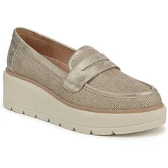 ドクター・ショール レディース シューズ スリッポン・ローファー プラットフォーム Dr Scholls Nice Day Max Womens Platform Loafers Gold ゴールド
