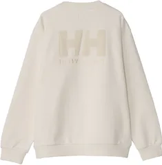 ヘリーハンセン Helly Hansen アウトドア HH LOGO PATCH SWEAT CREW メンズ スウェット 長袖 トップス 裏起毛 秋冬 保温 乾きやすい 部屋着 おでかけ ビッグロゴ リブ袖  HM32572 IV アイボリー
