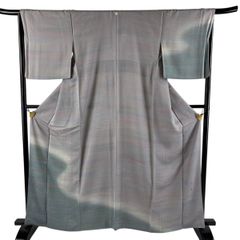 美品 夏物 駒絽 5本絽 附下げ・訪問着（正絹）仕立上り＜HH2419