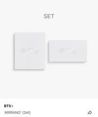 BTS（防弾少年団・バンタン）未開封 アリラン アルバム セット（特典付き）