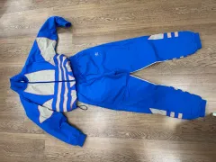 アディダス 青 トレーニングウェア セット