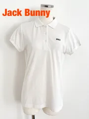 Jack Bunny　ジャックバニー　ゴルフウェア　ポロシャツ　Mサイズ　オフホワイト　ストレッチ素材　半袖　スポーツ　アウトドア　送料込み　6465724