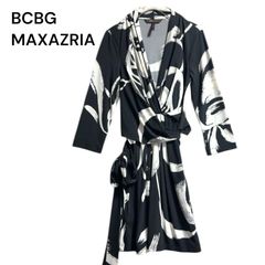 美品】BCBGMAXAZRIA アニマル柄 七分袖 チュニック ワンピース - メルカリ
