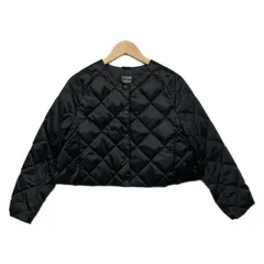 LANVIN en Bleu(ランバンオンブルー) ダウンジャケット サイズ38 M レディース美品  - 黒 長袖/秋/冬/TAIONコラボ