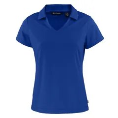 カッターアンドバック レディース トップス Tシャツ Vネック ポロシャツ Cutter Buck Daybreak Eco Recycled Womens Vneck Polo Tour Blue ブルー