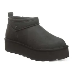 ベアパウ レディース シューズ ブーツ・レインブーツ スエード Bearpaw Retro Super Shorty Womensuede Boots Black ブラック