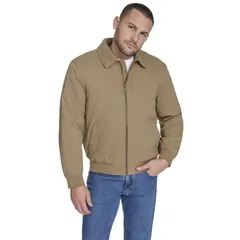 ドッカーズ メンズ アウター ジャケット・ブルゾン Mens Dockers MicroTwill Filled Golf Bomber Jacketan タンのサムネイル