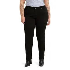 リーバイス レディース ボトムス デニムパンツ プラスサイズ ジーンズ Levis Plusize Levi s 314 Shaping Straight Jeansoft Black ブラック