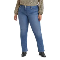 リーバイス レディース ボトムス デニムパンツ プラスサイズ ジーンズ Levis Plusize Levi s 314 Shaping Straight Jeans Lapis Gem