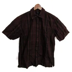 ギャップ 半袖シャツ トップス チェック柄 コットン メンズ Sサイズ ブラウン GAP 【中古】のサムネイル