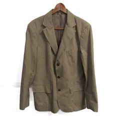 エディーバウアー テーラードジャケット アウター コットン メンズ Lサイズ ベージュ Eddie Bauer 【中古】のサムネイル