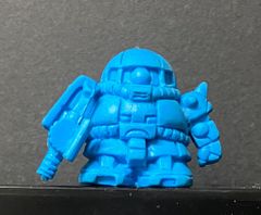 当時物】ガン消し SDガンダム プロトタイプ・ザク MS-04 青 レア 
