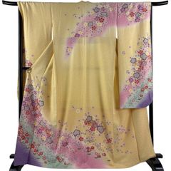 振袖 金駒 紋意匠 桜 ハート 身丈169cm HKT075 - メルカリ