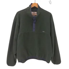 ウールリッチ WOOLRICH 90S 白タグ USA製 スナップT 型 前立て ナイロン ボア フリース プルオーバー Polartec ポーラテック メンズ import：XL 