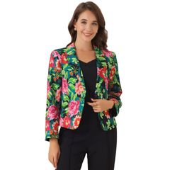 近年美品 LEONARD レオナール カンカン ストレッチ ジャケット 40