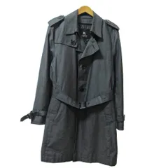 バーバリーブラックレーベル BURBERRY BLACK LABEL トレンチコート ジャケット 中綿ライナー付き 裏地チェック LL グレー 1226 IBO88