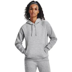 アンダーアーマー レディース トップス Tシャツ フリース パーカー Womens Under Armourival Fleece Hoodie Mod Gray グレー