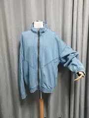 オーバーストリート デニム ジップアップ ジャケット