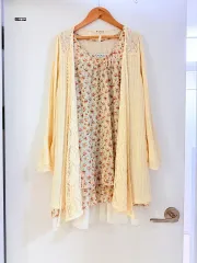 axes femme 花柄 ONE PIECE レイ カーディガン セット