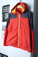 W(L) Lonsdale ジップアップ ウィンドブレーカー アウター ジャケット Outdoor アウトドア レッド-1794D
