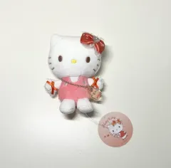 ハローキティ ぬいぐるみ ピンク ONE PIECE キーホルダー