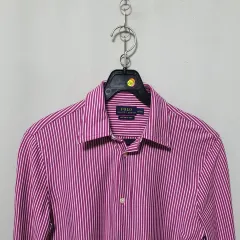 N290 ポロ レディース 春 夏 ストライプ シャツ S