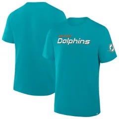 ファナティクス メンズ トップス Tシャツ コットン Mens Fanatics Aqua Miami Dolphins Legacy Cotton TShirt Dol Turq A アクア