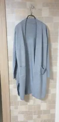 レディース グレー ロングカーディガン (新品)