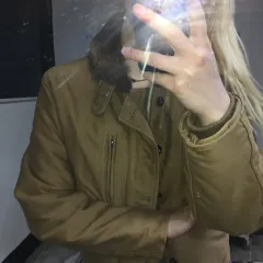 トゥTシャツ/0312 ESPIONAGE エスピオナージ ファー裏地 ファー ジャケット アウター ブラウン