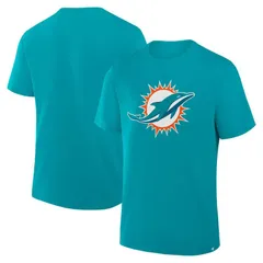 ファナティクス メンズ トップス Tシャツ コットン Mens Fanatics Aqua Miami Dolphins Legacy Cotton TShirt Dol Turq A アクア