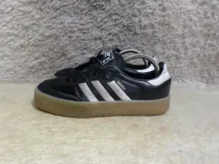 245 アディダス サンバ ブラック スニーカー 中古 靴