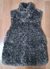 キッズ ザラキッズ フェイクファーベスト ベスト 140-150 サイズ