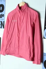 W(S) Columbia コロンビア ジップアップ ウィンドブレーカー アウター ジャケット いちごミルク ランニング -17776