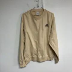 アディダス メンズ 春 秋 長袖Tシャツ 100L@9937