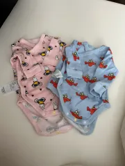 ユニクロ ベビー服 ボディスーツ 60サイズ 2着 (5回未満着用)