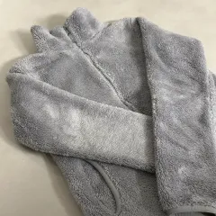 ユニクロ フリース ジャケット S グレー フリース