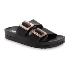 ムクルクス レディース シューズ サンダル MUK LUKS Grand Cayman Womenslide Sandals Black ブラック