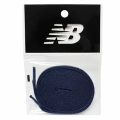 New Balance ニューバランス LAM35776 115cm シューレース 平紐 アクセサリー メンズ レディース 靴紐 靴ひも ネイビー 紺 Navy