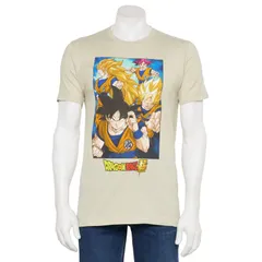 アニメキャラクター メンズ トップス Tシャツ Licensed Character Mens Dragon Ball Super Box Tee Beige ベージュ
