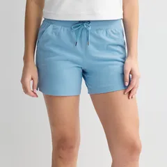 Tek Gear レディース ボトムス ハーフパンツ・ショーツ ショートパンツ Womens Tek Gear Essential Drawstring Athletic Shorts Ultimate Gray グレー