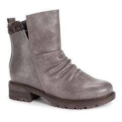 【送料無料】 ムクルクス レディース ブーツ・レインブーツ シューズ MUK LUKS Logger Banff Womens Ankle Boots Gray
