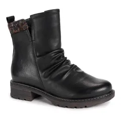 【送料無料】 ムクルクス レディース ブーツ・レインブーツ シューズ MUK LUKS Logger Banff Womens Ankle Boots Black
