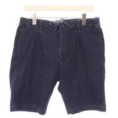 ジャブスアルキビオ giab's ARCHIVIO ショートパンツ ハーフパンツ タック デニム ジップフライ ストレッチ 50 インディゴ /BB