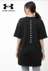 【新品 タグ付き】アンダーアーマー チュニック  ワンピース Tシャツワンピ レディース S ブラック UA 《0327-02》