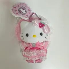 (新品) サンリオ ハローキティ ラブリー フリル コレクション ロリータ ピンク キティ キーホルダー