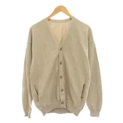 クレプスキュール crepuscule カーディガン ニット 1 ベージュ 長袖 Vネック 2201-013 /YM