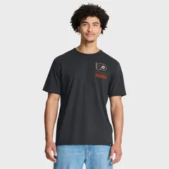 ファナティクス メンズ トップス Tシャツ Mens Fanatics Black Philadelphia Flyers Crash The Net Legacy TShirt Fly Black ブラック