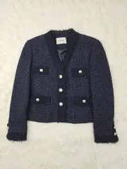 BERENICE ツイード ジャケット ネイビー レディース 39